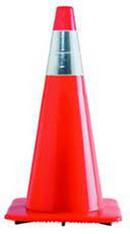 28 in. 7 lbs. Reflective Traffic Cone