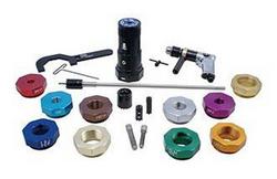 Drill Machine with Pneumatic Hammer Drill kit in Black