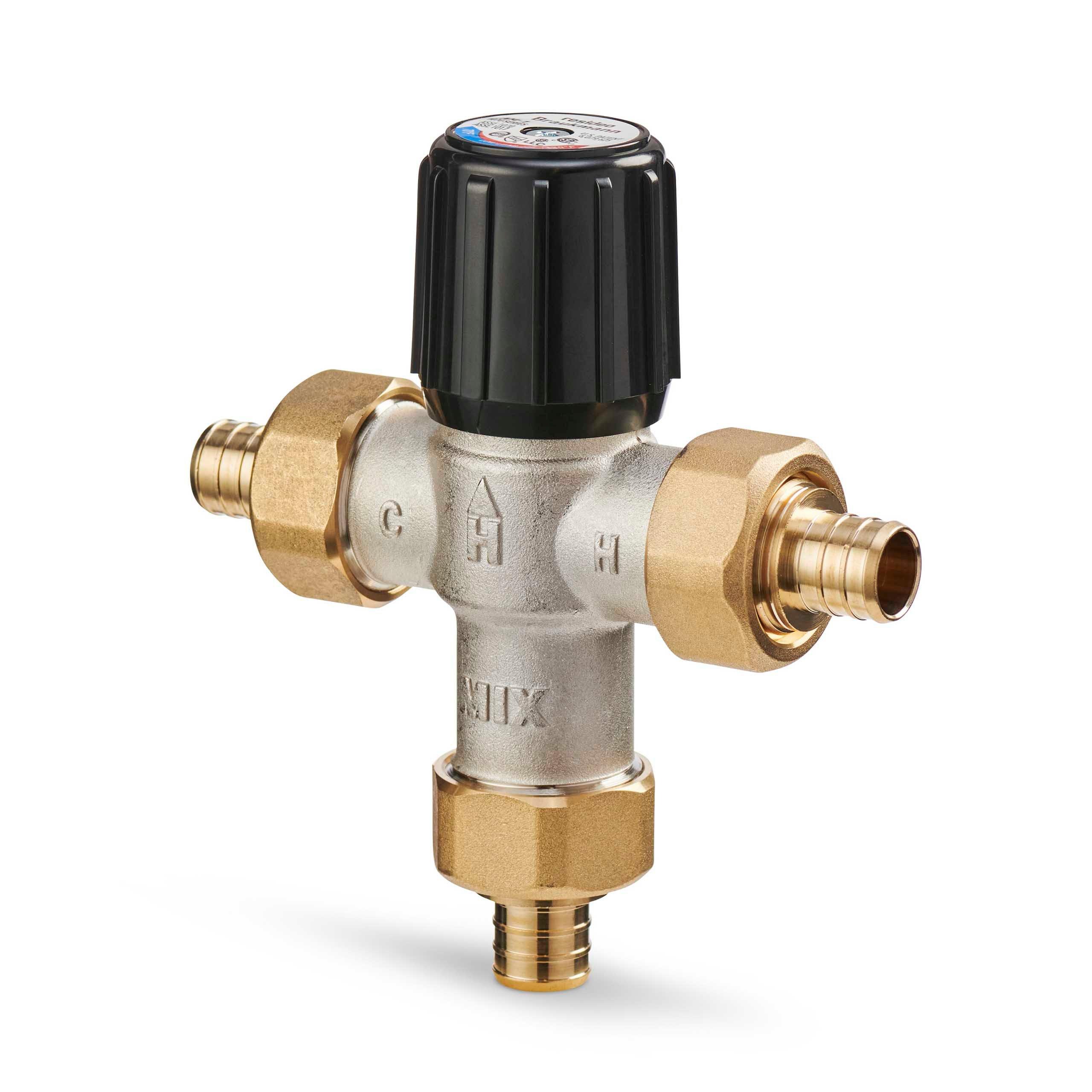 Resideo Metallic Union PEX Mix Valve 
