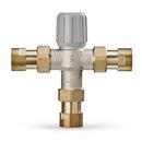 Union Threaded Hydronic Mixing Valve Nickel Plated Brass, Rubber and Plastic 150 psi 145F