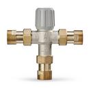 Resideo Metallic Union Threaded Hydronic Mixing Valve Nickel Plated Brass, Rubber and Plastic 150 psi 