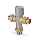 Resideo Metallic Union Sweat Hydronic Mixing Valve Nickel Plated Brass, Rubber and Plastic 150 psi 