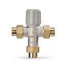 Union Sweat Hydronic Mixing Valve Nickel Plated Brass, Rubber and Plastic 150 psi 145F