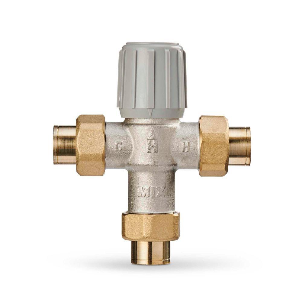 Resideo Metallic Union Sweat 70- 145F Mixing Valve 