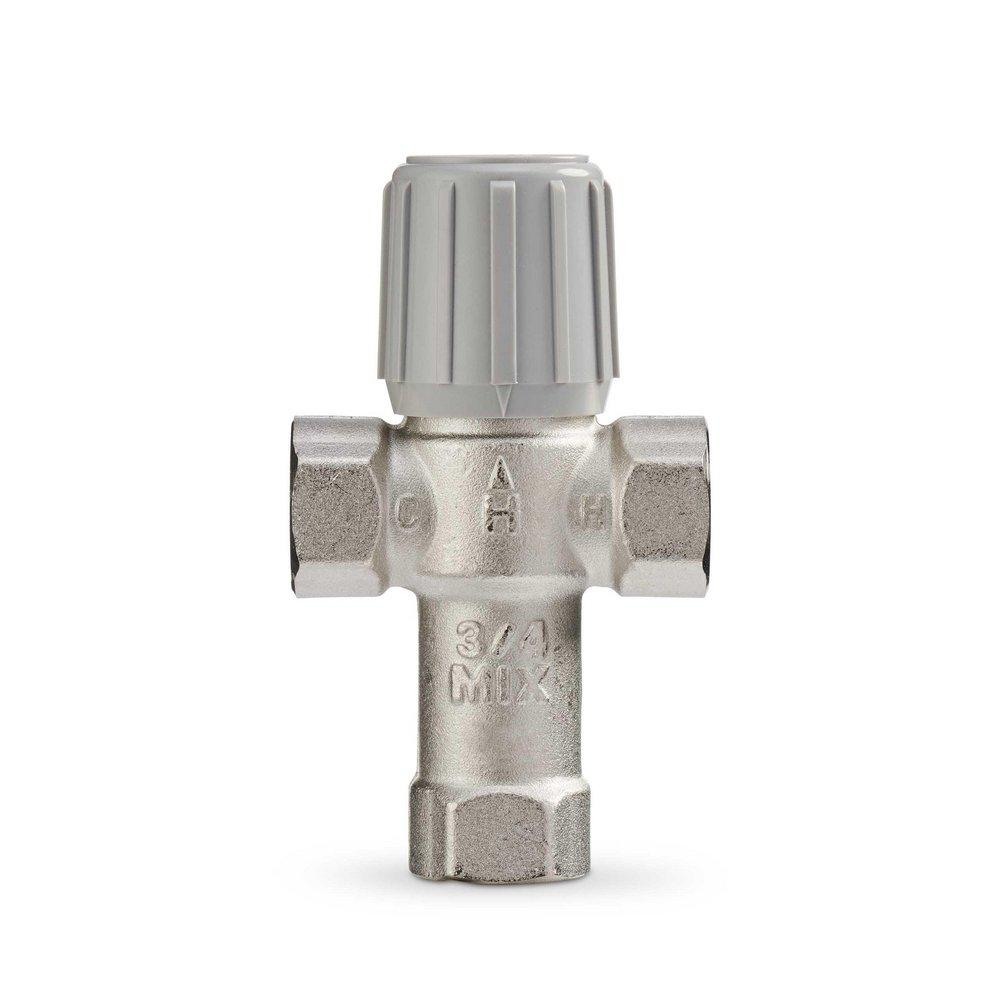 Resideo Metallic NPT Hydronic Mixing Valve Nickel Plated Brass, Rubber and Plastic 150 psi 