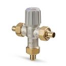 Resideo Metallic Union PEX Hydronic Mixing Valve Nickel Plated Brass, Rubber and Plastic 150 psi 
