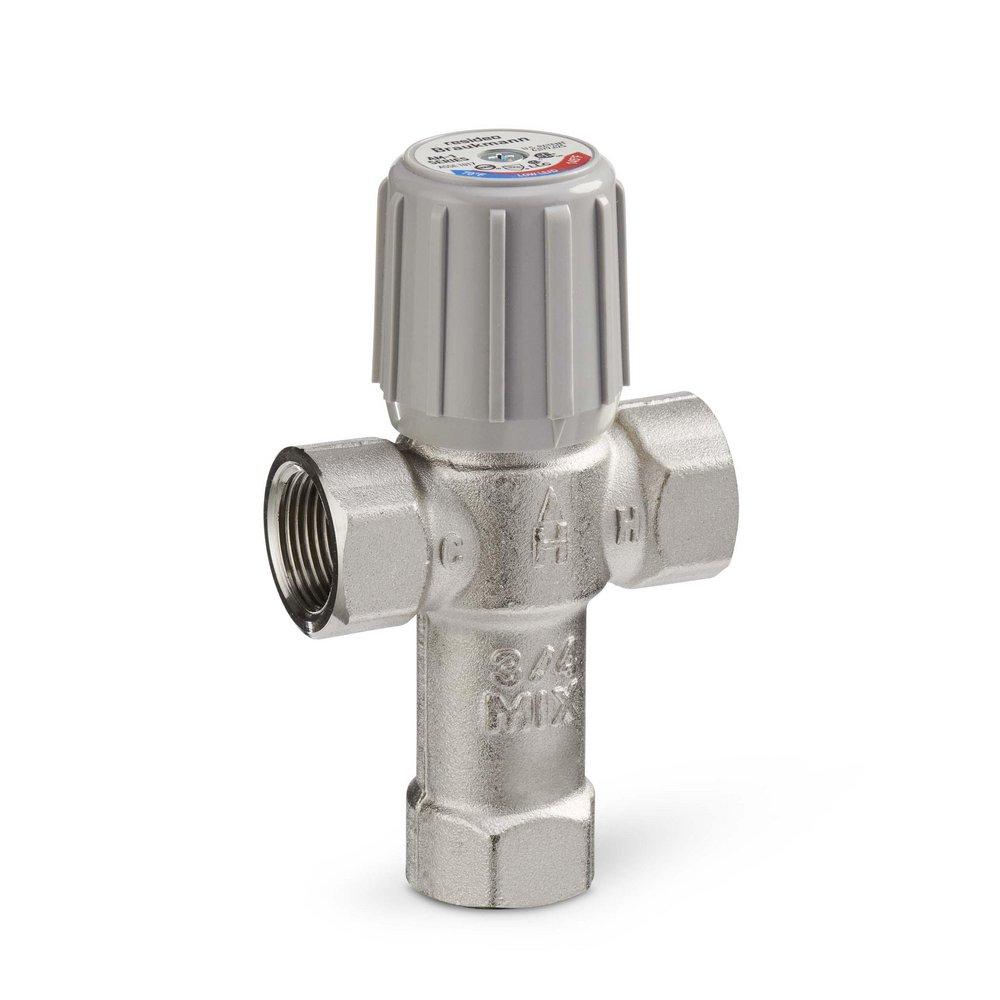 Resideo Metallic Union Sweat Hydronic Mixing Valve Nickel Plated Brass, Rubber and Plastic 150 psi 
