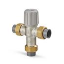 Resideo Metallic Union CPVC Hydronic Mixing Valve Nickel Plated Brass, Rubber and Plastic 150 psi 