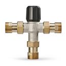 Union NPT Hydronic Mixing Valve Nickel Plated Brass, Rubber and Plastic 150 psi 120F