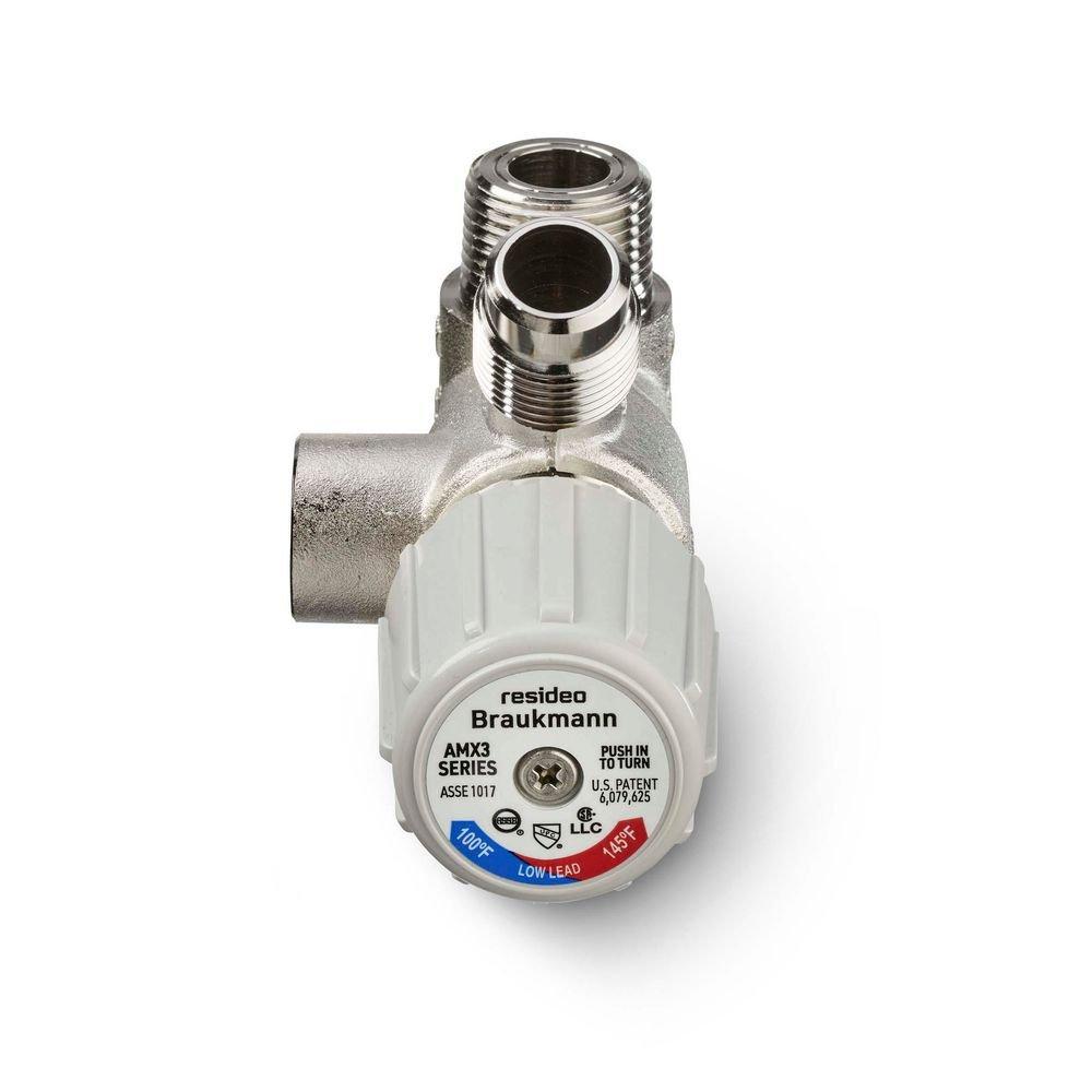Resideo Metallic Mix Valve Kit with 8 in. Flex Connector 