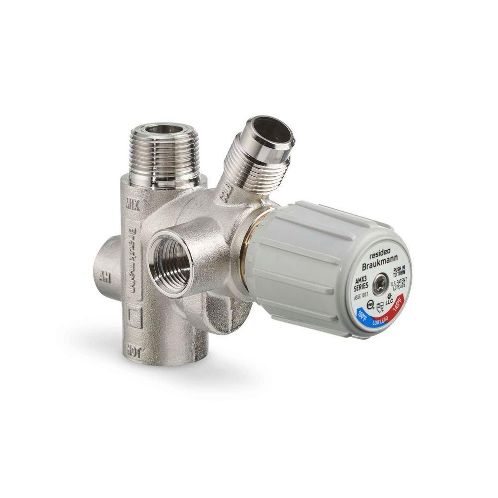 Resideo Metallic Mix Valve Kit with 8 in. Flex Connector 