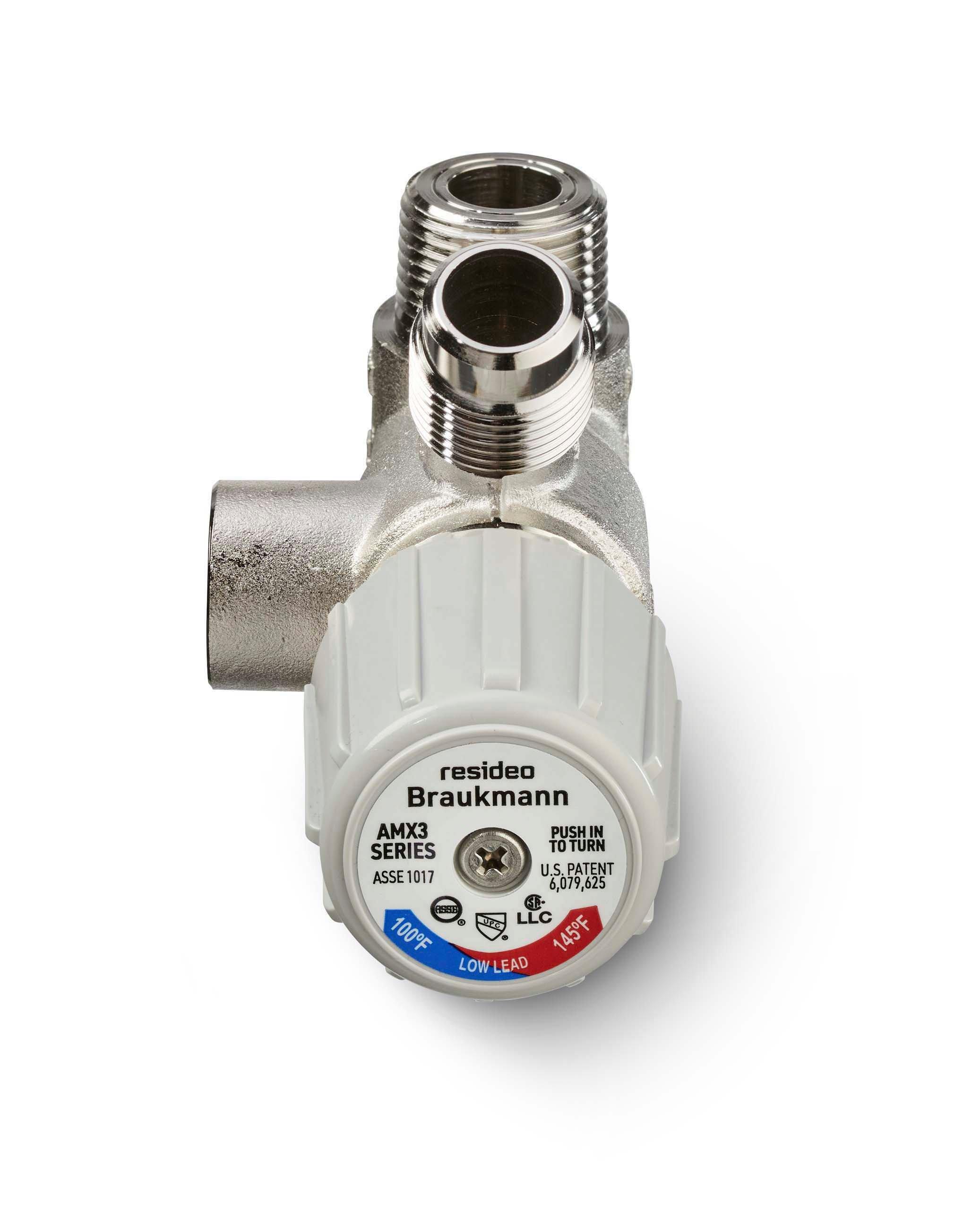 Resideo Metallic Mix Valve Kit with 8 in. Flex Connector 