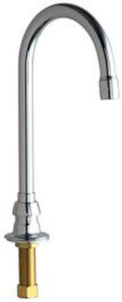 Chicago Faucets Polished Chrome 5-3/8 in. Brass Remote Spout 