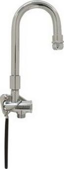 Single Lever Handle Deck Mount Food Service Faucet in Chrome