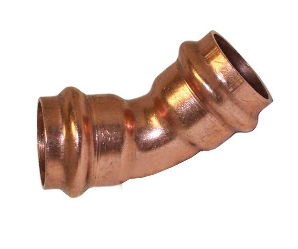 Apollo&reg; Press Copper Press 45&deg; Elbow 