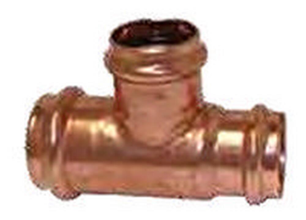 Apollo® Press Wrot Copper Press Reducing Tee 