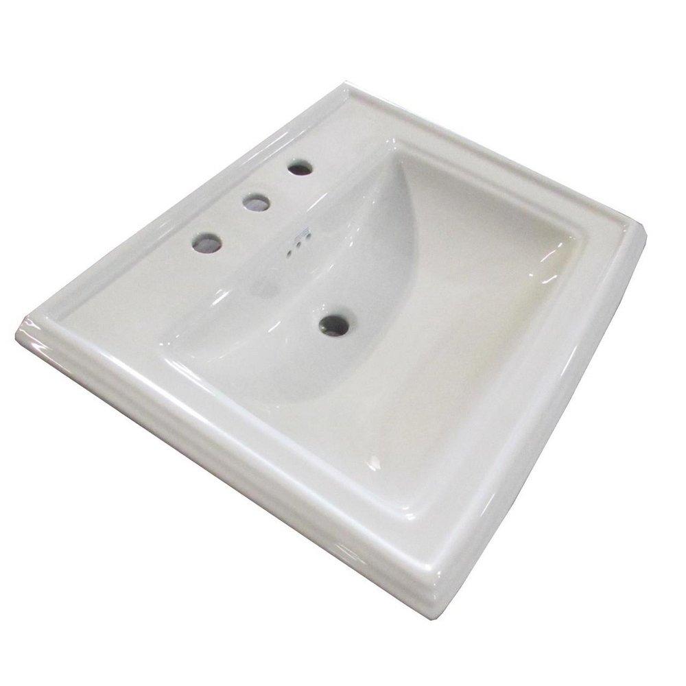 Gerber Plumbing White Pedestal Vessel 