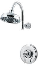 1-Function Showerhead Shower Faucet Trim Kit with Single Lever Handle in Polished Chrome