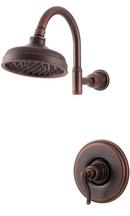 1-Function Showerhead Shower Faucet Trim Kit with Single Lever Handle in Rustic Bronze