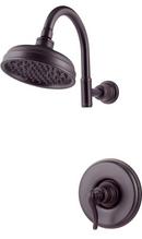 1-Function Showerhead Shower Faucet Trim Kit with Single Lever Handle in Tuscan Bronze