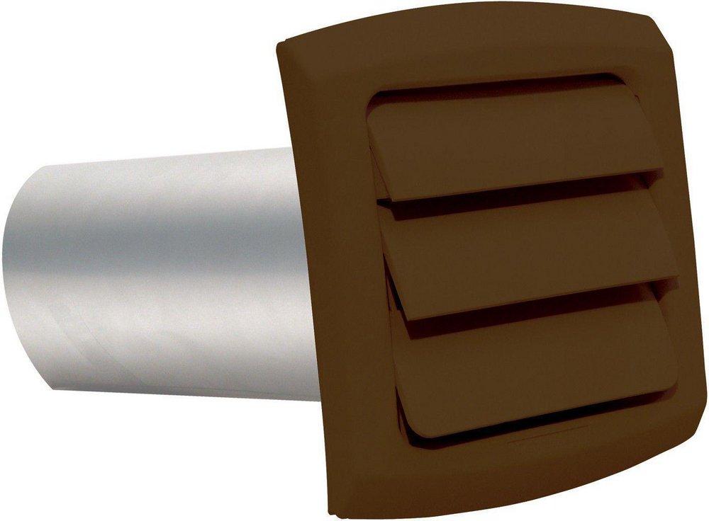 Dundas Jafine Brown 4 in. Louvered Exhaust Hood 