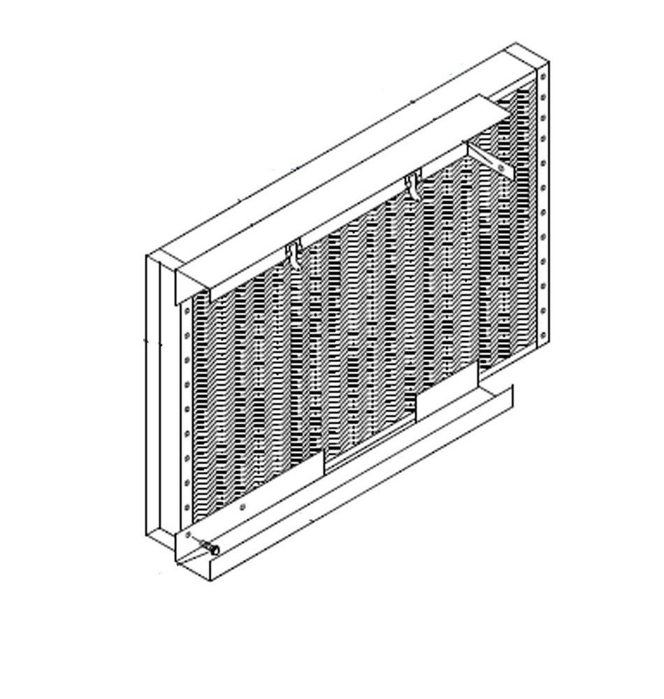 Micrometl Filter Rack with 1 Fltrs Straight Coil 