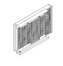 Filter Rack with 1 Fltrs Straight Coil