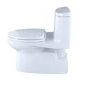 TOTO Cotton 1.28 gpf Elongated One Piece Toilet with Left-Hand Trip Lever 