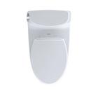 TOTO Cotton 1.28 gpf Elongated One Piece Toilet with Left-Hand Trip Lever 