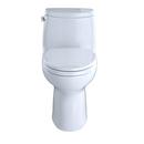 TOTO Cotton 1.28 gpf Elongated One Piece Toilet with Left-Hand Trip Lever 