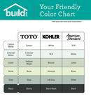 TOTO Cotton 1.28 gpf Elongated One Piece Toilet with Left-Hand Trip Lever 