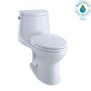 TOTO Cotton 1.28 gpf Elongated One Piece Toilet with Left-Hand Trip Lever 