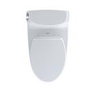 TOTO Cotton 1.28 gpf Elongated One Piece Toilet with Left-Hand Trip Lever 