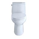 TOTO Cotton 1.28 gpf Elongated One Piece Toilet with Left-Hand Trip Lever 