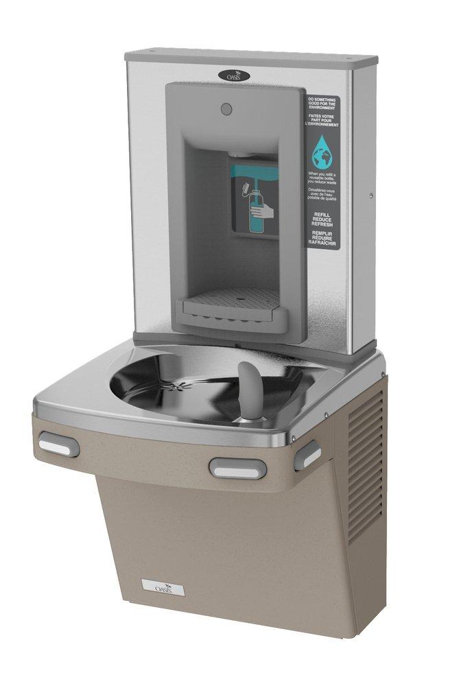 Oasis Sandstone Galvanized Steel Indoor Bottle Filling Station 