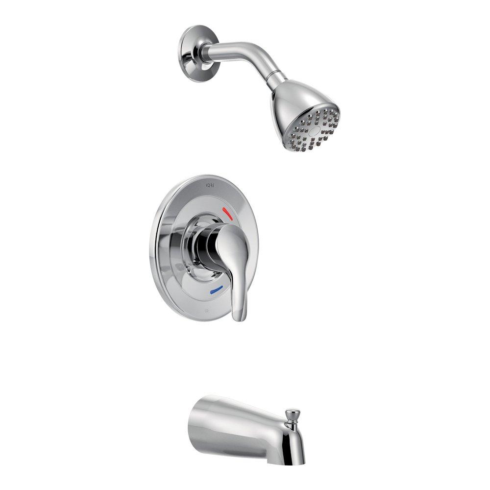Cleveland Faucet Group Polished Chrome Single Handle Bathtub & Shower Faucet (Trim Only) 