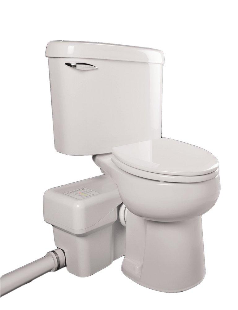 Liberty Pumps White Round Toilet Bowl 