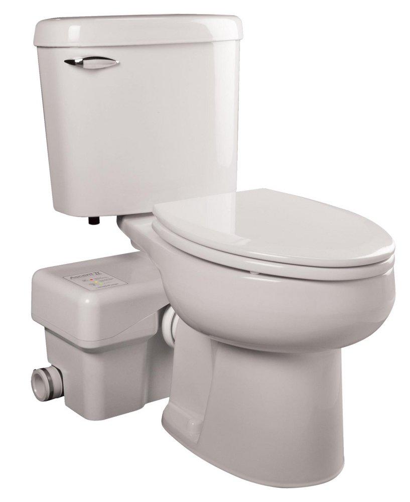 Liberty Pumps White 1.28 gpf Elongated Two Piece Toilet 