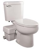 Liberty Pumps White 1.28 gpf Elongated Two Piece Toilet 