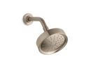Single Function Air Showerhead in Vibrant Brushed Bronze