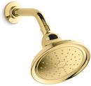 Single Function Full Showerhead in Vibrant Polished Brass