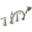 Delta Faucet Brilliance&reg; Stainless Two Handle Roman Tub Faucet Trim Only 