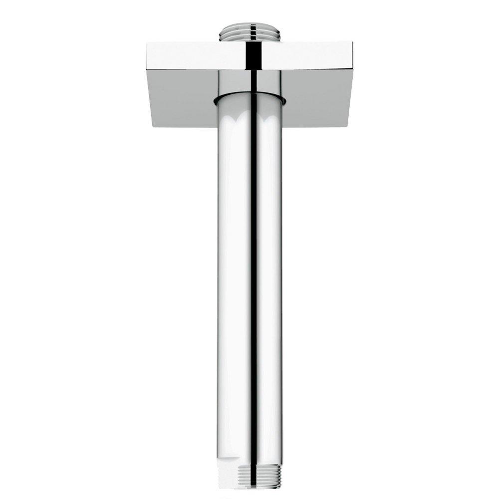 GROHE StarLight&reg; Chrome Shower Arm with Square Flange 