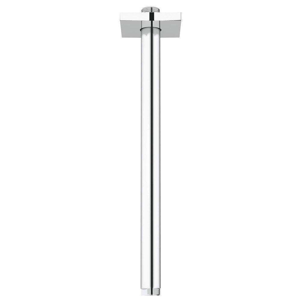 GROHE StarLight&reg; Chrome 12 in. Ceiling Shower Arm with Square Flange 