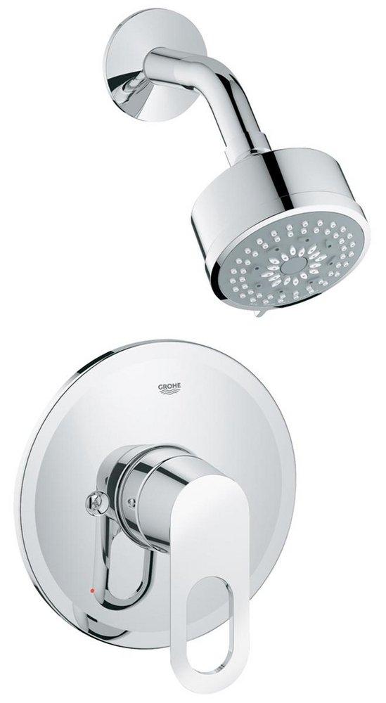 GROHE StarLight&reg; Polished Chrome Single Handle Shower Faucet 