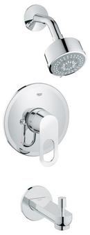 GROHE StarLight&reg; Chrome Single Handle Dual Function Bathtub & Shower Faucet Trim Only 