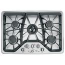 30 x 21 in. 5-Burner Natural Gas Cooktop in Stainless Steel