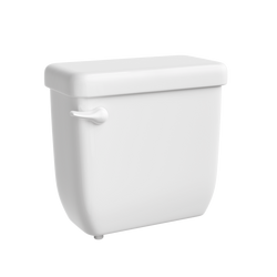 1.6 gpf Single Flush Toilet Tank with Left-Hand Trip Lever in White