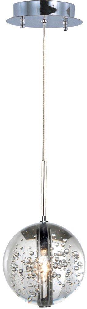 ET2 Lighting Polished Chrome 7 in. 1-Light Pendant 