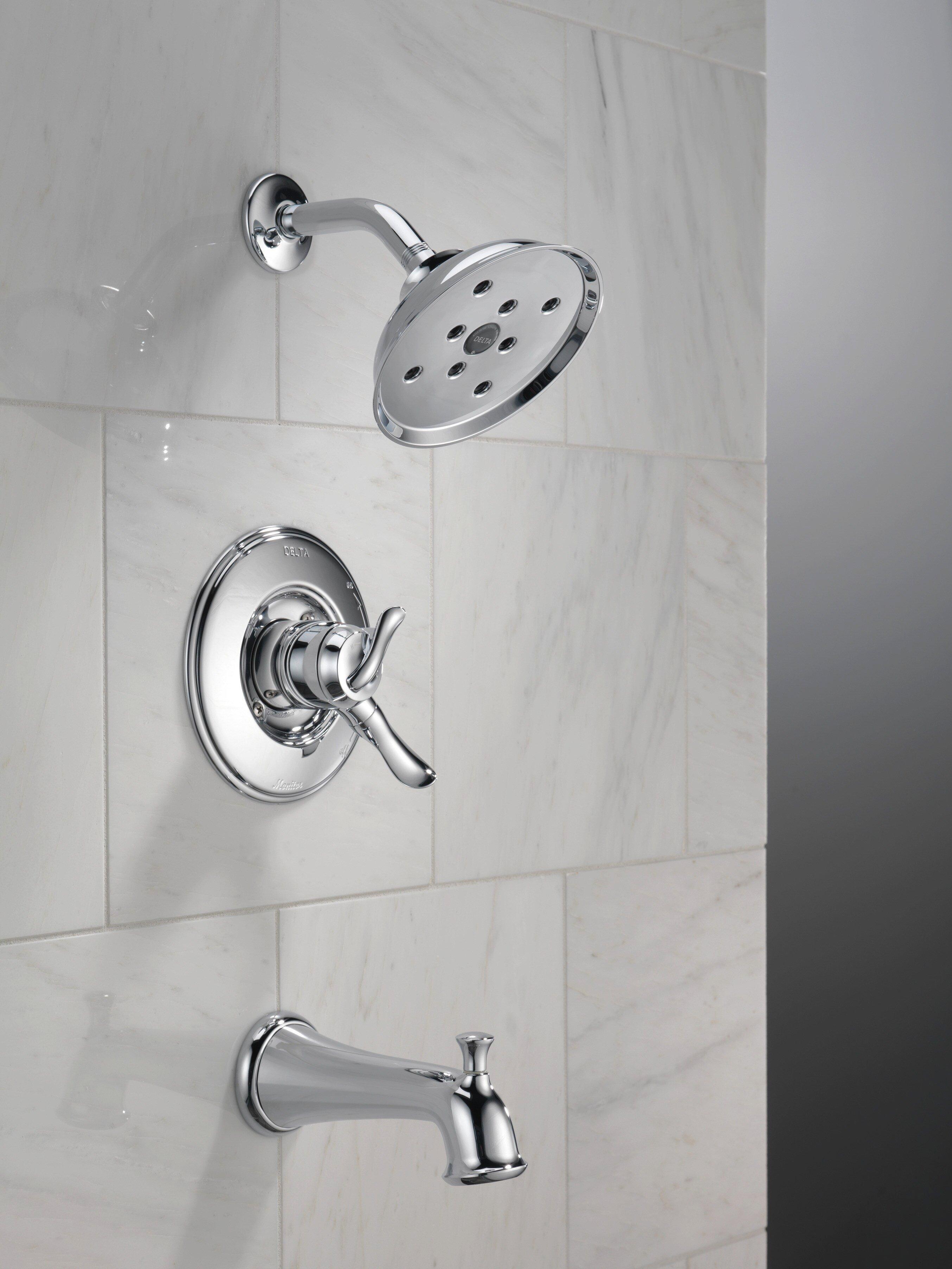Delta Faucet Chrome Two Handle Single Function Bathtub & Shower Faucet (Trim Only) 